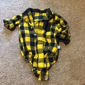 18 month flannel onesie